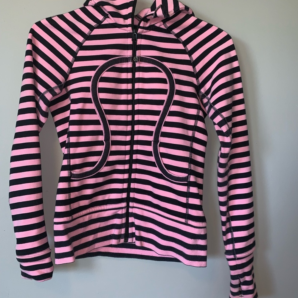 Pink and black Lululemon jacket